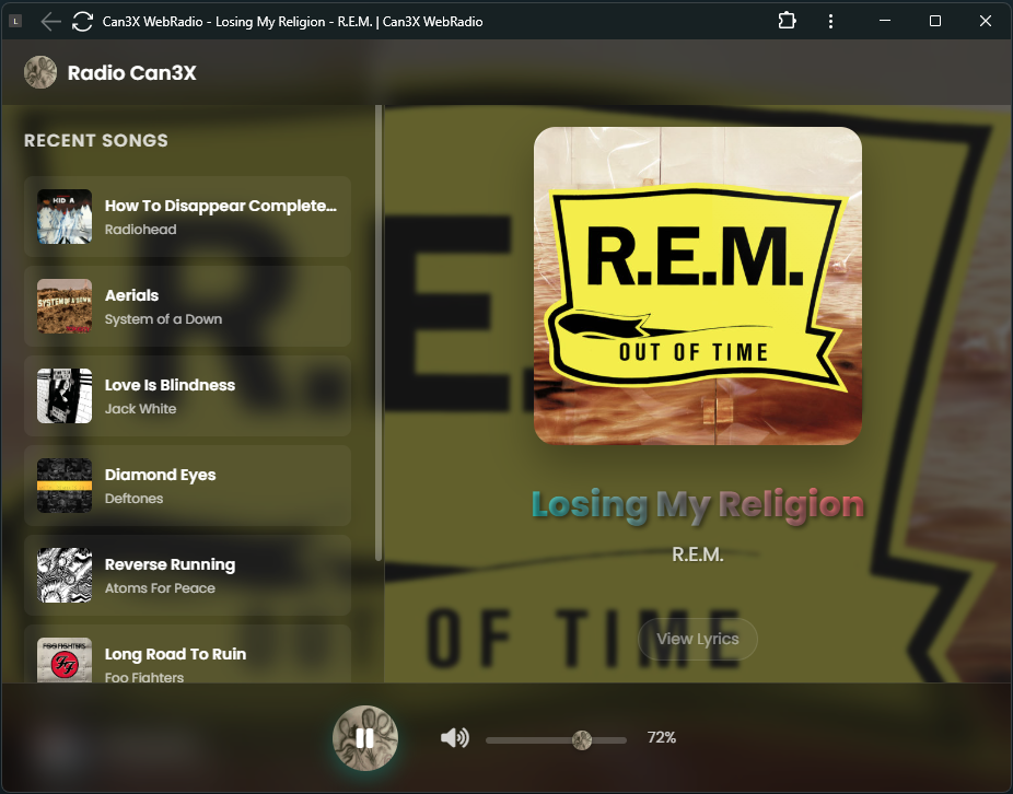 Web Radio Player